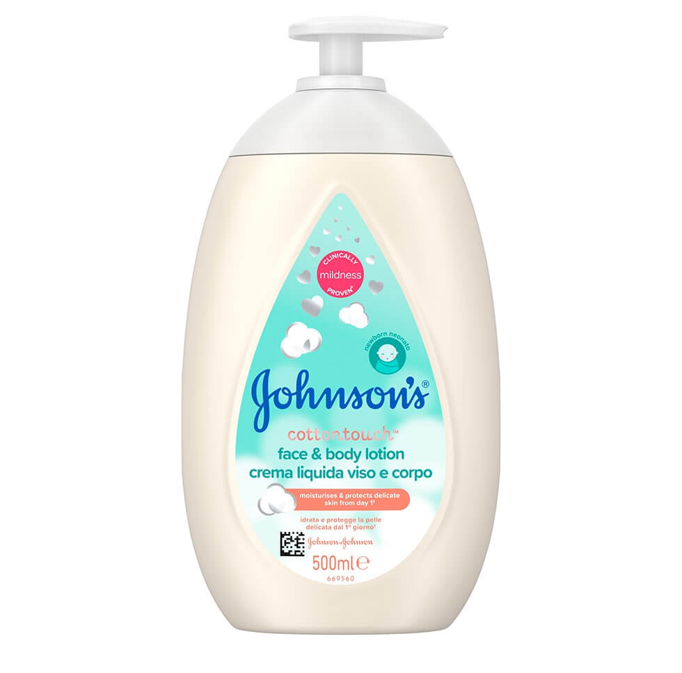 JOHNSON’S® Cottontouch™ Crema Liquida Viso e Corpo